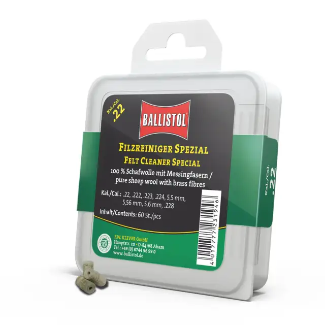 Почистваща подложка Ballistol mod.Classic cal.22 60бр.