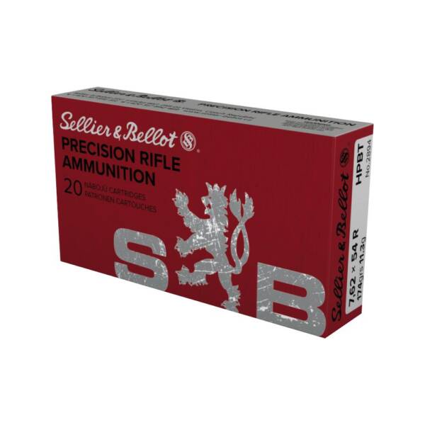 Sellier&Bellot 7.62x54R, HPBT 174 gr