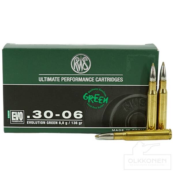 RWS 308 Winchester, Evolution Green 136 gr