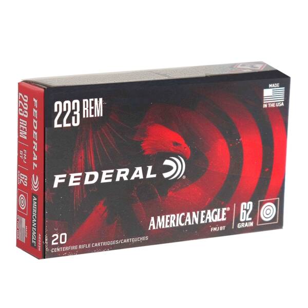 American Eagle 223 Remington, FMJ 62 gr
