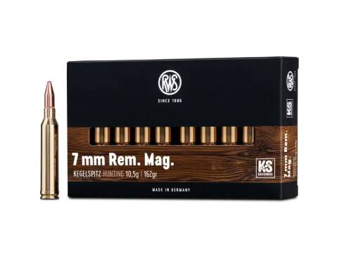 RWS 7 mm Remington Magnum, Kegelspitz 162 gr