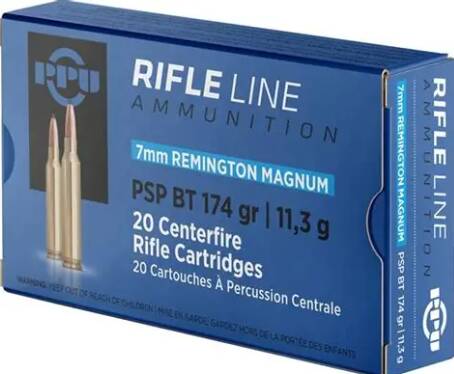 Prvi Partizan 7 mm Remington Magnum, PSP BT 174 gr