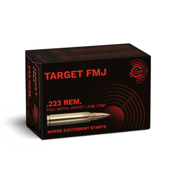 Geco 223 Remington, Target FMJ 63 gr
