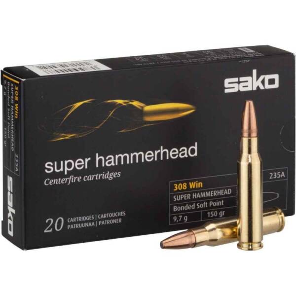 Says 308 Winchester, SuperHammerhead 150 gr
