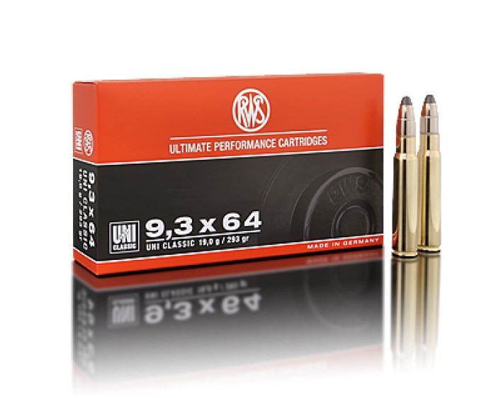 RWS 9.3x64 mm, UNI Classic 293 gr