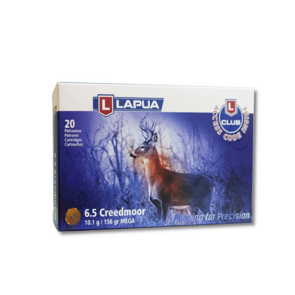Lapua 6.5 Creedmoor, Mega 156 gr