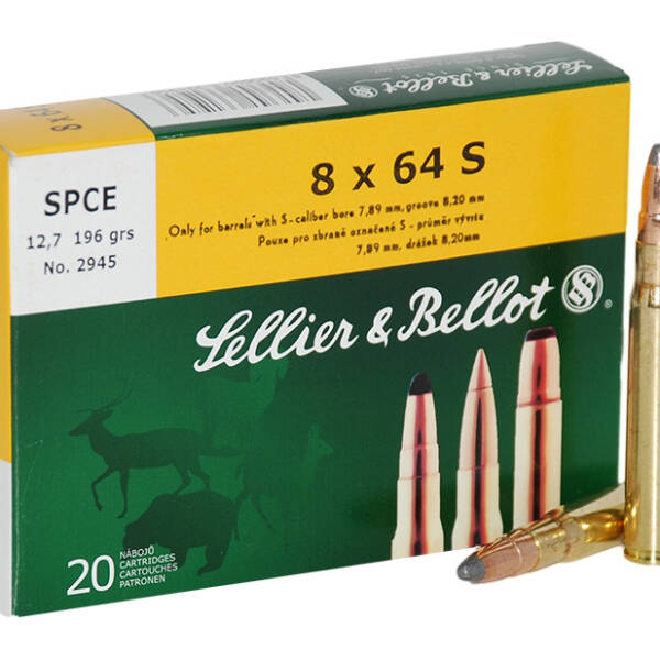 Saddler&Bellot 8x64 S, SCCE 196 gr