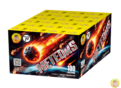 Пиробатерия Meteors, 100 изстрела