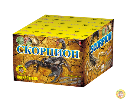 Пиробатерия Скорпион, 100 изстрела