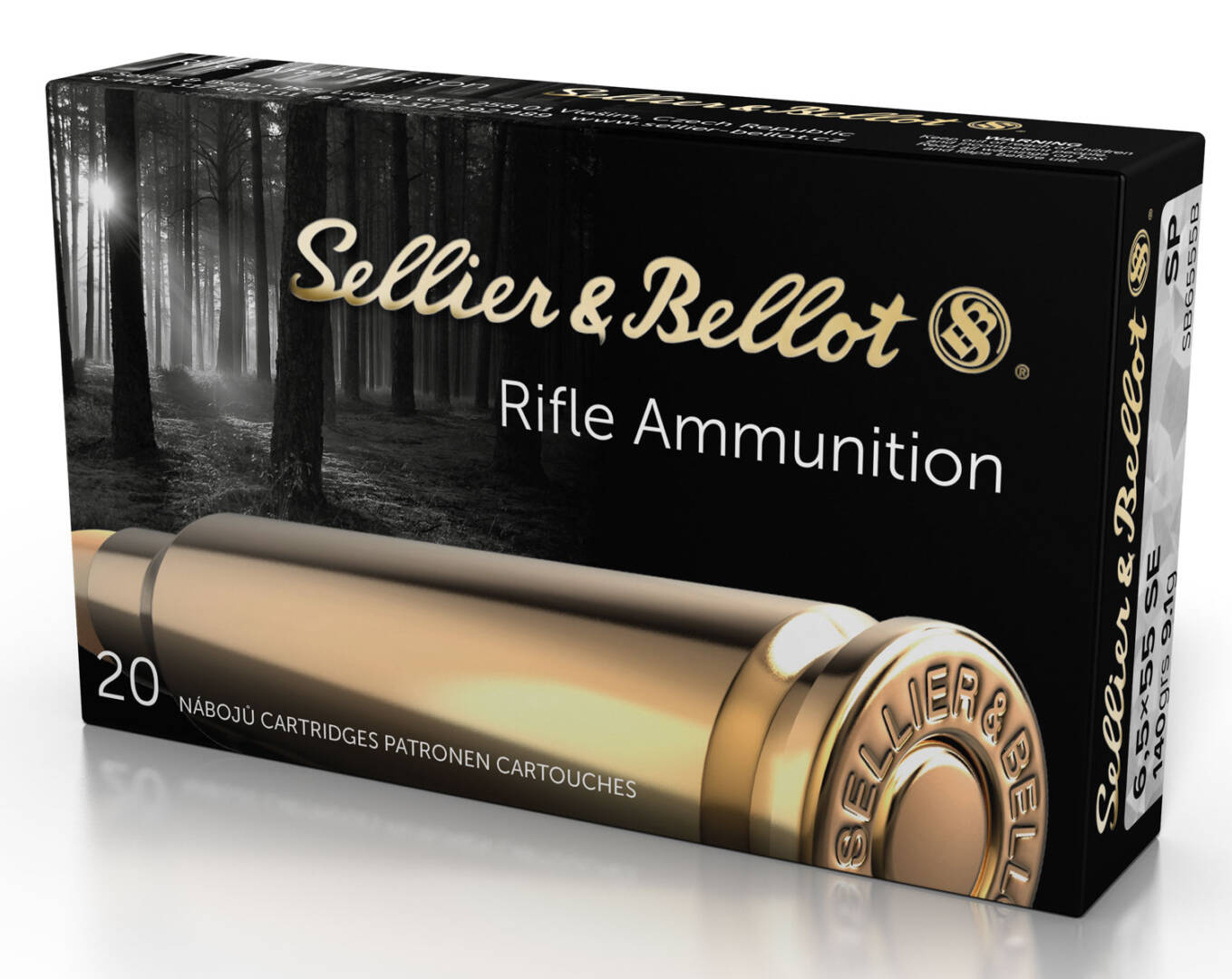 Sellier&Bellot 6.5x55 SE, SP 140 gr