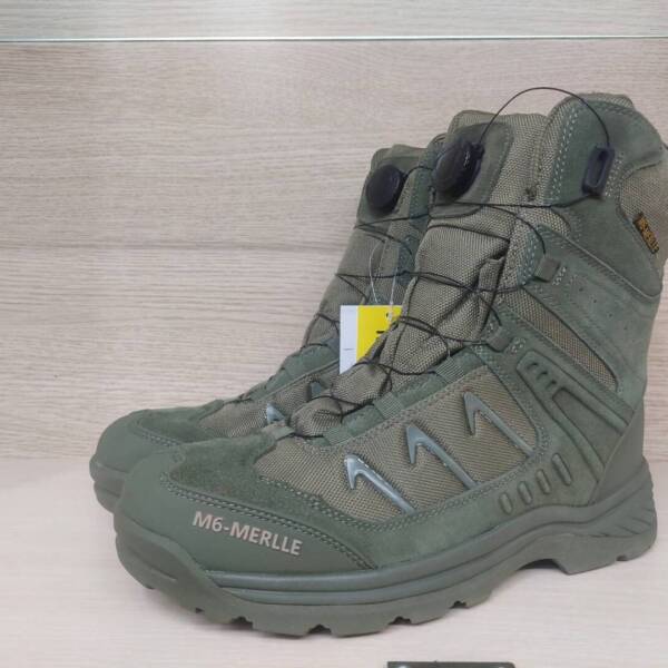 Високи обувки М6 Merlle, мод. QYS3050, зелени
