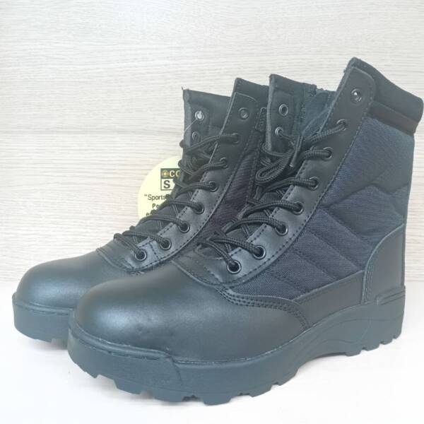 Combat Tactical Boots, wood. QYS21, black