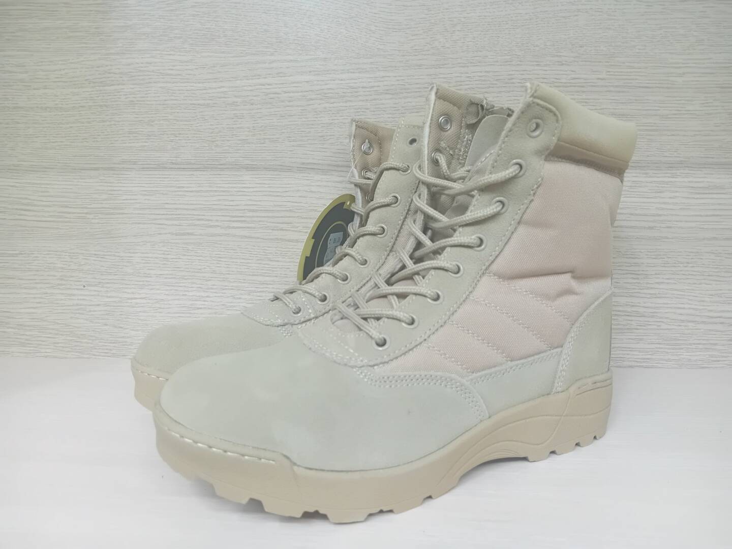Combat High Boots, wood. QYS103, tactical