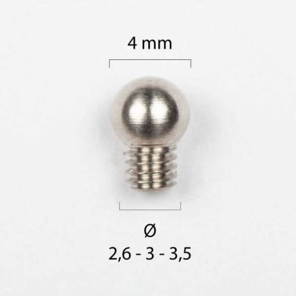 Стоманена сменяемa мушка-2.6/3/3.5 mm