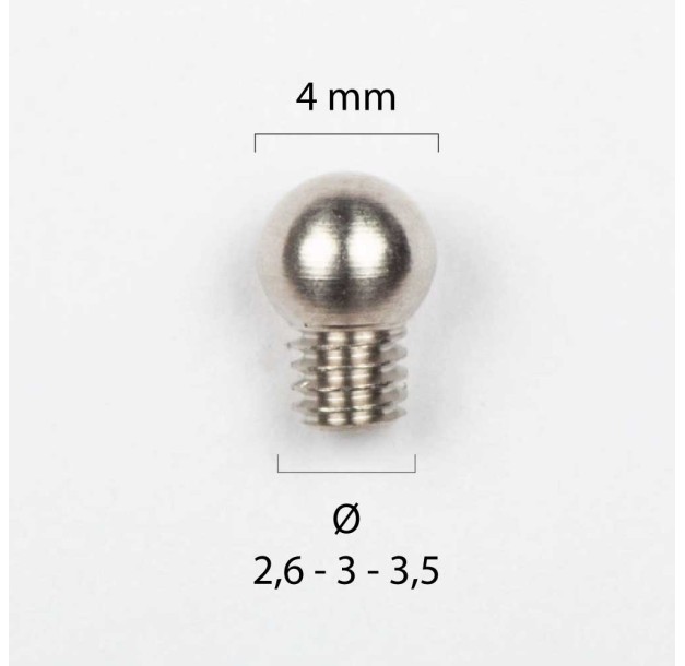 Стоманена сменяемa мушка-2.6/3/3.5 mm