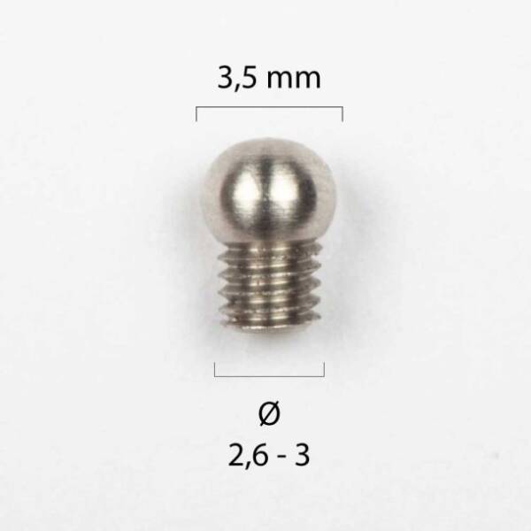 Стоманена сменяемa мушка-2.6/3 mm