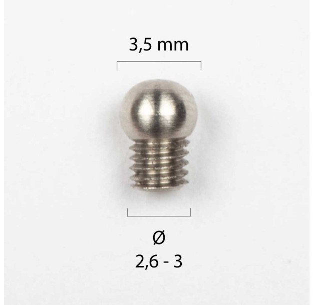 Стоманена сменяемa мушка-2.6/3 mm