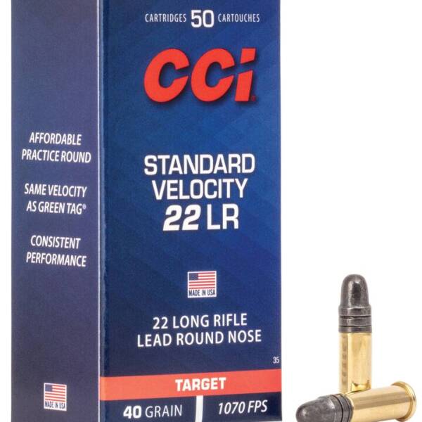 CCI 22 Long Rifle, Standart Velocity, 40 gr