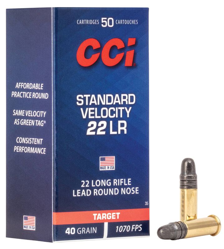 CCI 22 Long Rifle, Standart Velocity, 40 gr