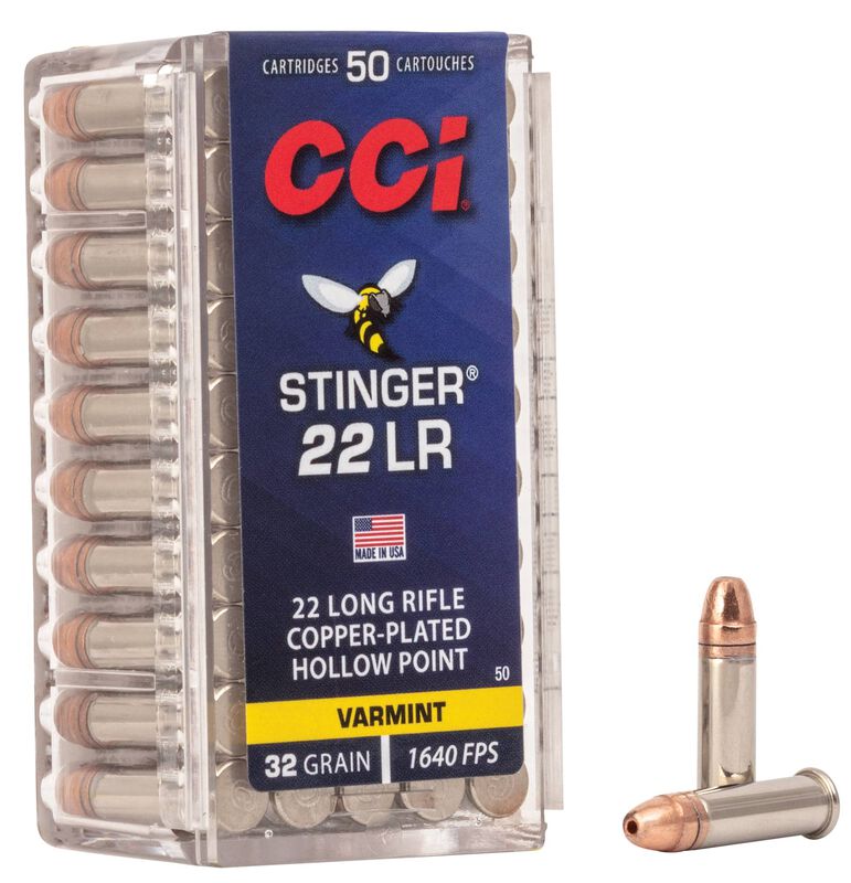 CCI 22 Long Rifle, Stinger, 32 gr