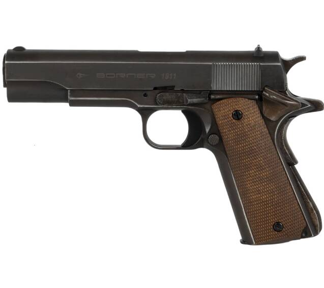 Въздушен Пистолет Borner mod. 1911, Blowback, cal. 4.5 mm BBs