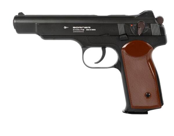 Въздушен Пистолет Borner mod.APS, Синтетичен, 3J, cal. 4.5 mm BBs