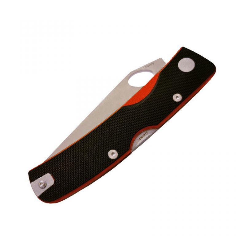 Нож Manly Peak One Hand Negru/Roșu D2 - Imagine 2