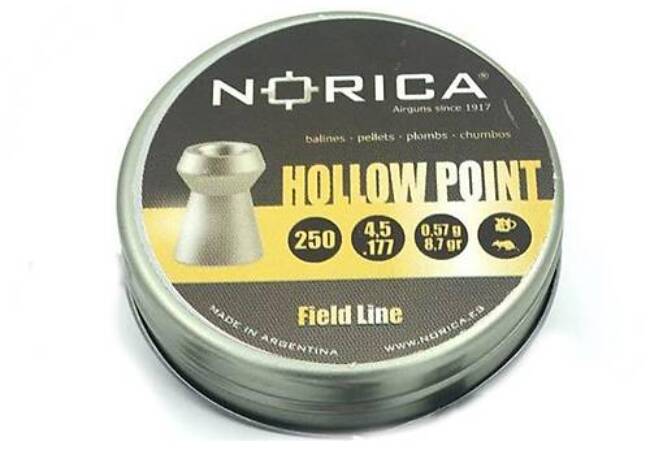 Чашки Norica Hollow Point 4.5 mm, 250 бр