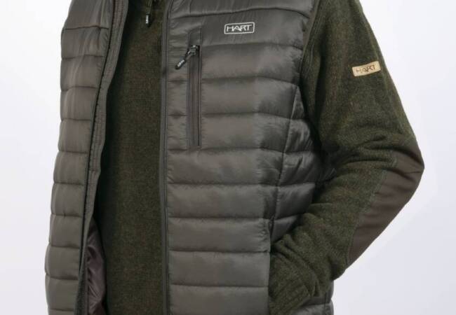 Ватиран елек Hart Coppi-V кафяв