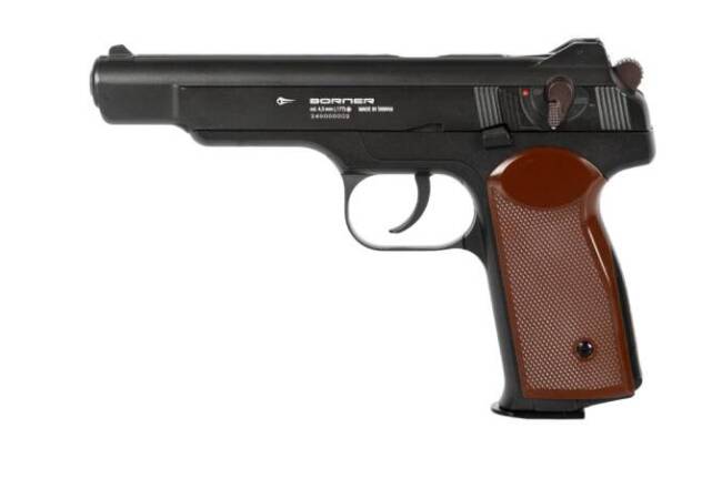 Въздушен Пистолет Borner mod. APS, Blowback, 3J, cal. 4.5 mm BBs